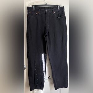 Black Levi’s 550 men’s jeans straight sz 38 x 32 casual work street wear